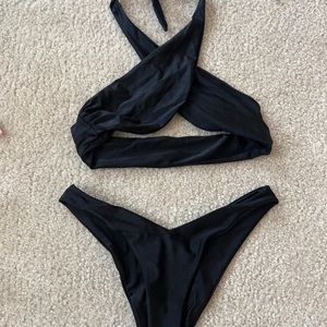 Lioness Swim 2 piece black set
